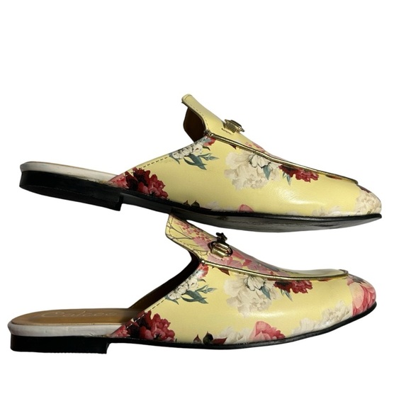 Calceo Yellow Bird Slip On Loafers Flats Sz EU 37 Sz 6.5 - Picture 5 of 9